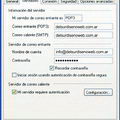 Configuracion cuenta POP3 en Outlook 2007